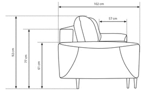 Boho Sofa z funkcją spania