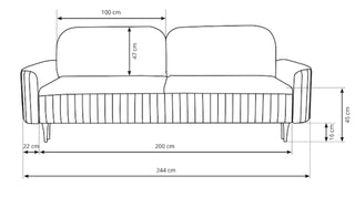 Veno Sofa z funkcją spania